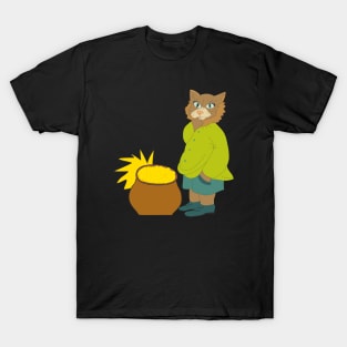 kitten and gold T-Shirt